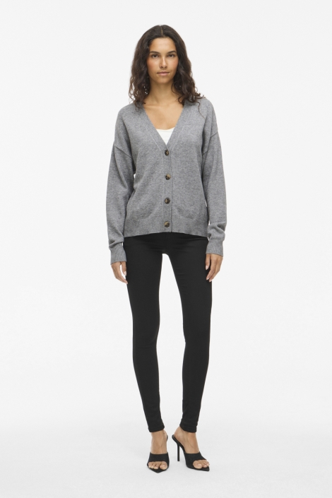 Vila viril v-neck knit cardigan - noos